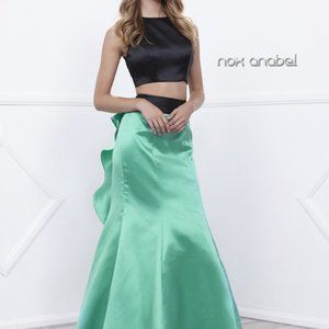 Two Piece Mermaid Shape Long Dress NX8292